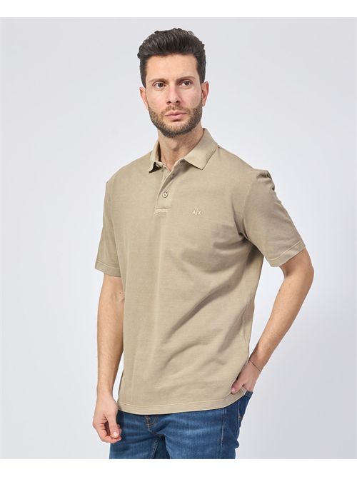 Polo uomo AX in pique di cotone ARMANI EXCHANGE | XM000509-AF13055U6167